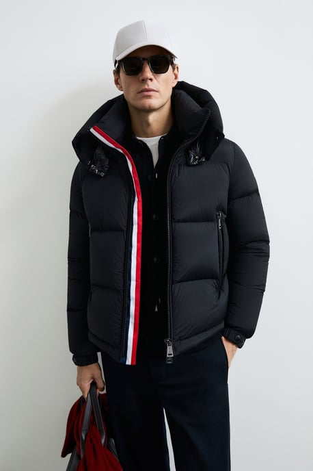 LUFIAN Men's Goose Down Puffer Jacket with Removable Hood - Image 3