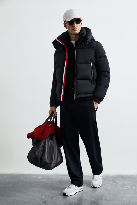 LUFIAN Men's Goose Down Puffer Jacket with Removable Hood - Image 4
