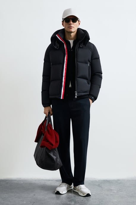 LUFIAN Men's Goose Down Puffer Jacket with Removable Hood - Image 5