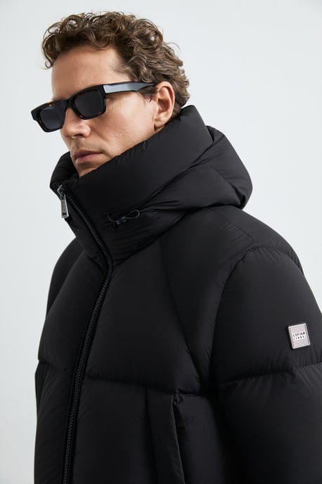 LUFIAN Men's Hooded Goose Down Puffer Jacket - Image 5
