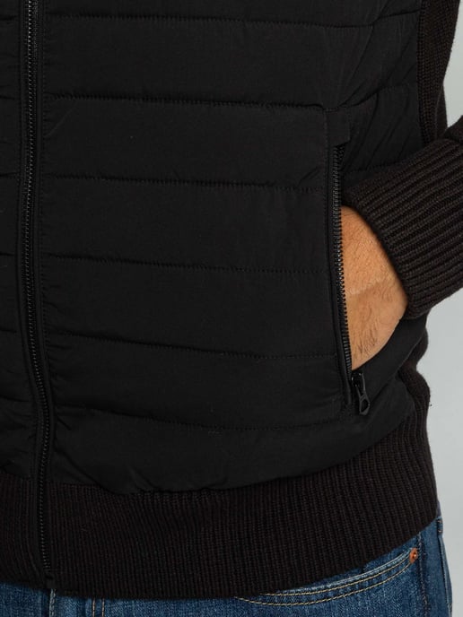 Superdry Cardigan Hybride Jas, Zwart - Image 4