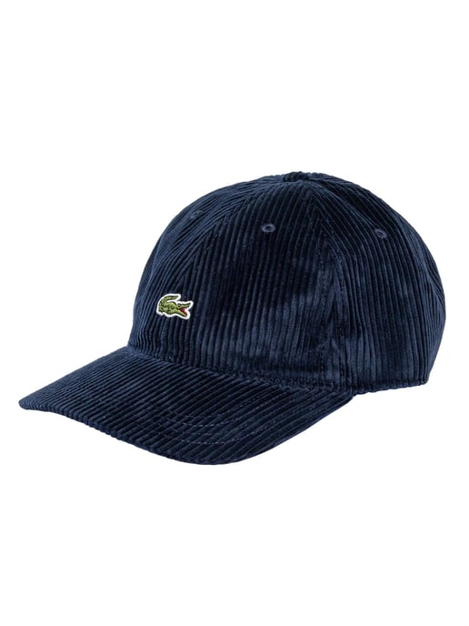 Lacoste Corduroy Pet, Blauw - Image 1