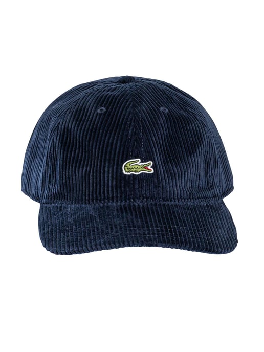 Lacoste Corduroy Pet, Blauw - Image 5