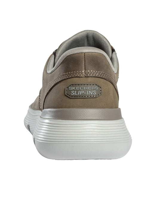 Skechers Instappers Garza Leren Sneakers, Bruin - Image 6