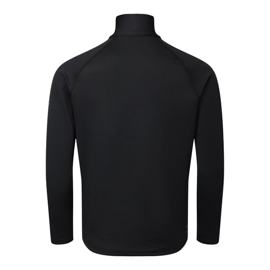 Dare 2B Fuse Up stretch-tussenlaag voor heren met doorlopende ritssluiting (Zwart) - Image 2