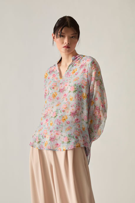 Vintage Bloom Blouse - Image 3