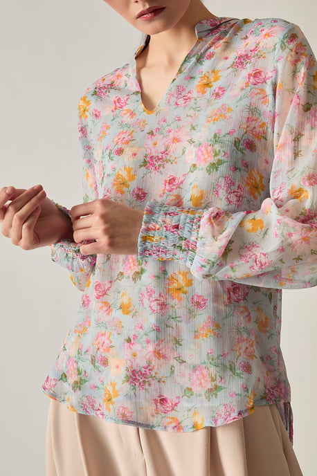 Vintage Bloom Blouse - Image 4