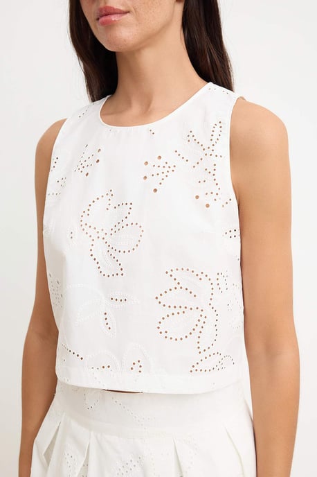 TRENDYOLMİLLA Dames Wit Effen Driekwart mouw Regular fit Blouses - Image 2