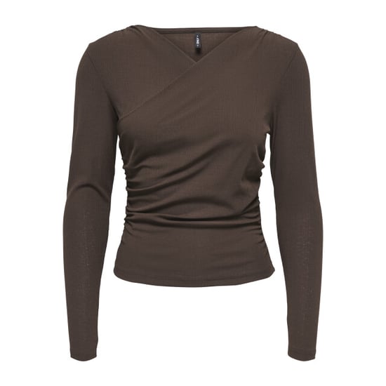 Only onllexi l/s wrap top jrs 15383493 coffee bean - Image 1