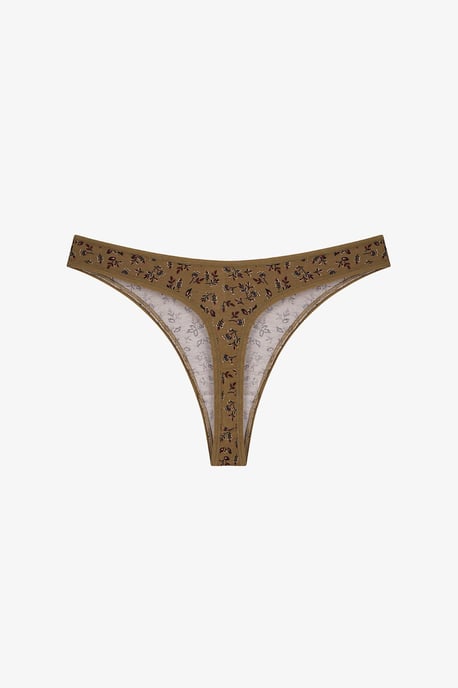 Wild Rose Floral Thong - Image 3