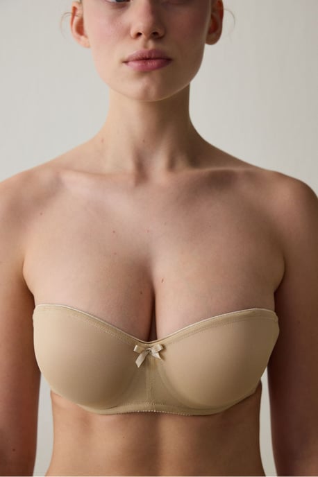 Solid Underwired Bra With Removable Straps - Image 2
