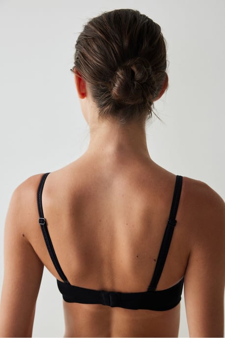 Underwired Knitted Bra With Removable Straps - Image 5
