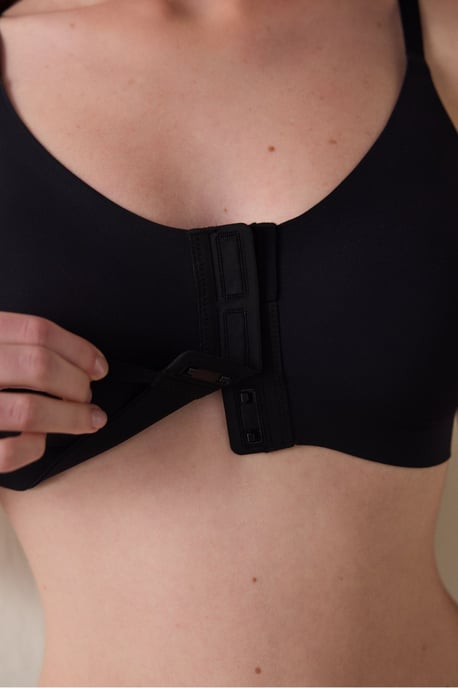 Easy Open Front-Opening Wire-Free Triangle Bra - Image 5