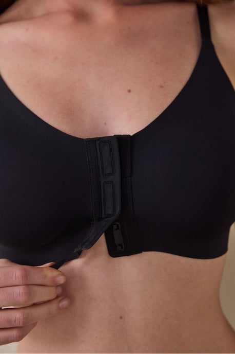 Easy Open Front-Opening Wire-Free Triangle Bra - Image 6