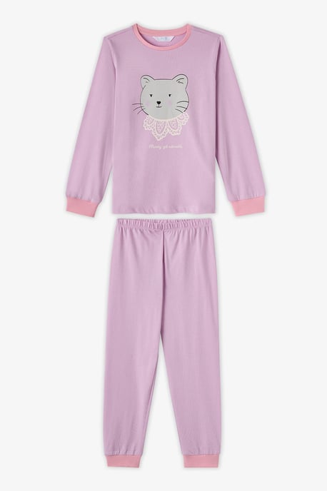 Penti Dainty Kitty katoenen pyjamaset voor meisjes met lange mouwen - Image 5