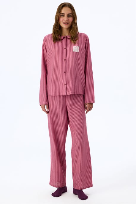 Rosy pyjamaset met shirt met lange mouwen en broek - Image 1
