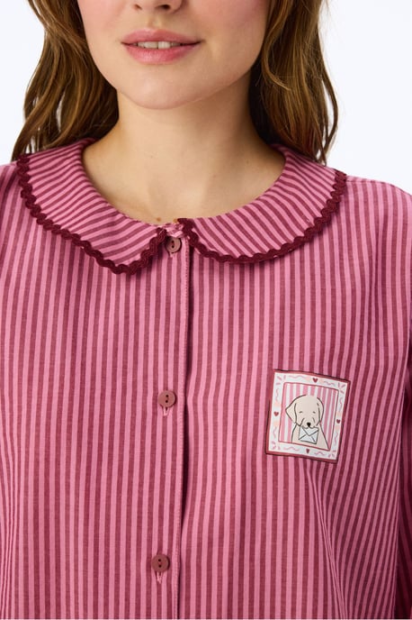 Rosy pyjamaset met shirt met lange mouwen en broek - Image 3