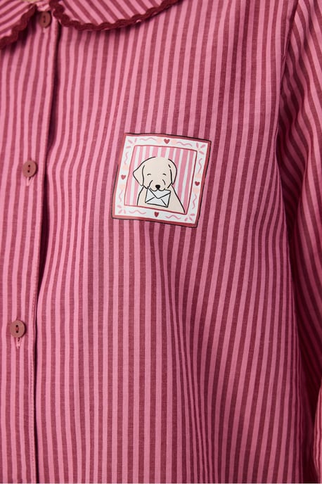 Rosy pyjamaset met shirt met lange mouwen en broek - Image 4