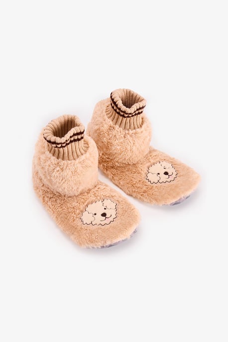 Happiness Dog Pattern Slipper Socks - Image 2