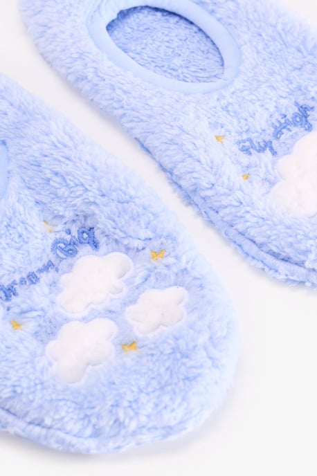 Dream Big Pantoffelsokken met wolkenpatroon - Image 4