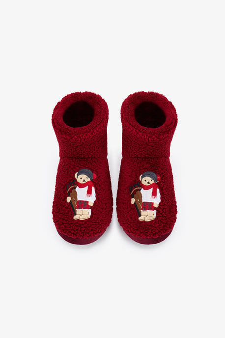 Cool Bear Cat Pattern Slipper Socks