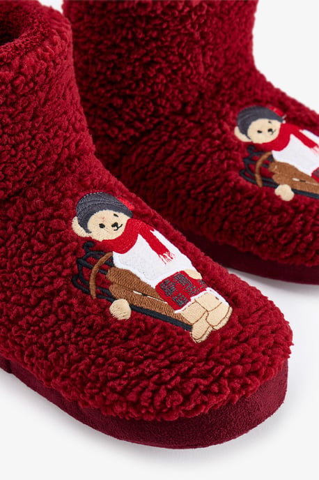 Cool Bear Cat Pattern Slipper Socks