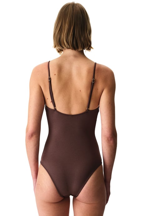 Valeria Deep V Neck Swimsuit - Image 2