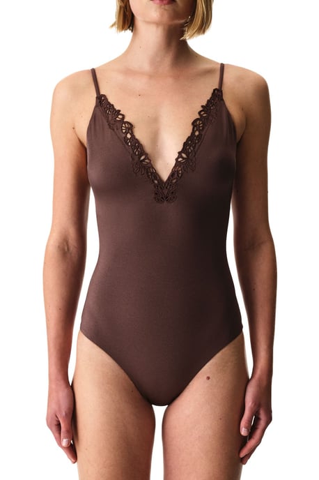 Valeria Deep V Neck Swimsuit - Image 3