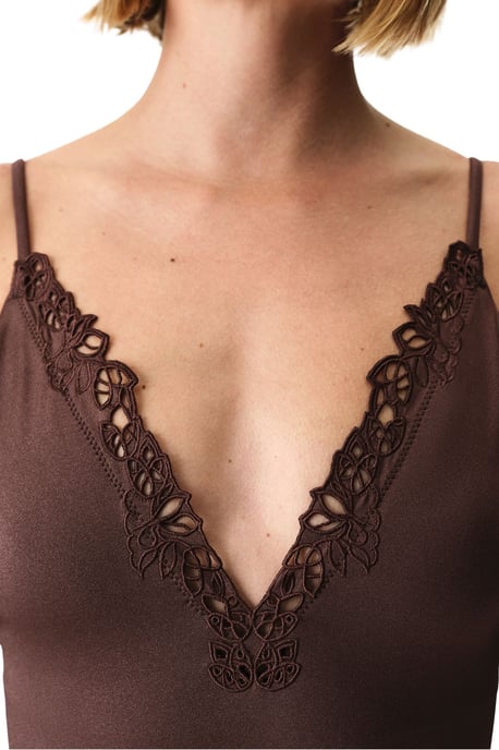 Valeria Deep V Neck Swimsuit - Image 4