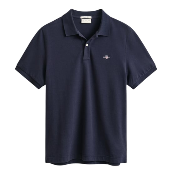 Mens Polo Shirt Regular Fit Pique Golf Tee Shorts Sleeve Shield Tennis Top - Image 5