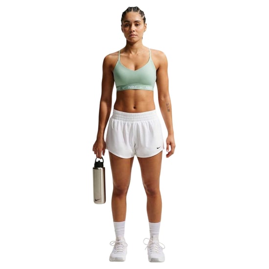 Nike Indy Light Support sportbeha voor dames (Groen) - Image 1