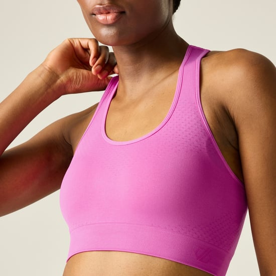 Dare 2B Womens/Ladies Dont Sweat It II Sports Bra (Extreme Pink) - Image 5