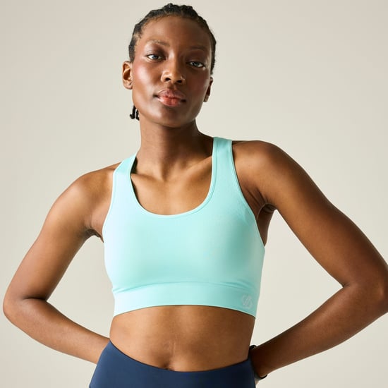 Dare 2B Womens/Ladies Dont Sweat It II Sports Bra (Water Ballet) - Image 1
