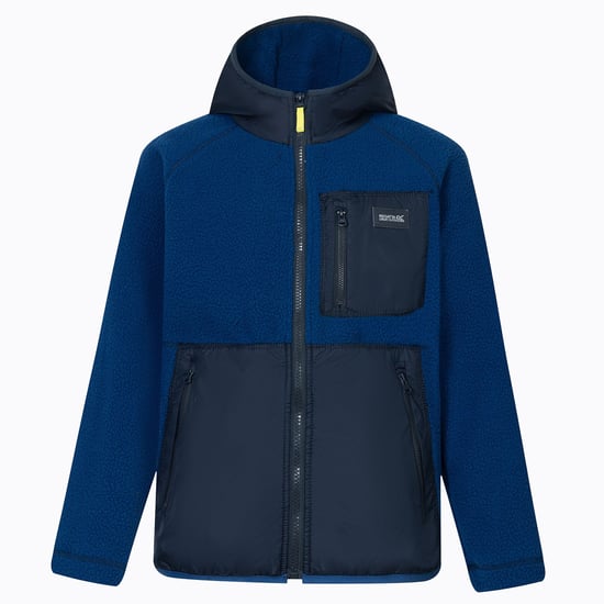 Regatta Childrens/Kids Munro Hybrid Jacket (Aviator Blue/Navy) - Image 2