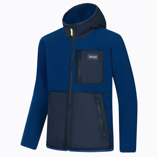 Regatta Childrens/Kids Munro Hybrid Jacket (Aviator Blue/Navy) - Image 4