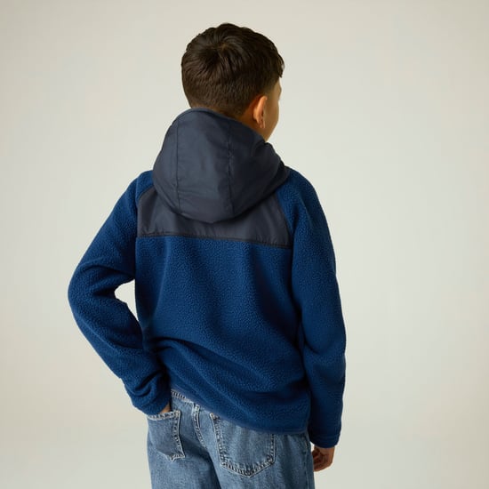 Regatta Childrens/Kids Munro Hybrid Jacket (Aviator Blue/Navy) - Image 5