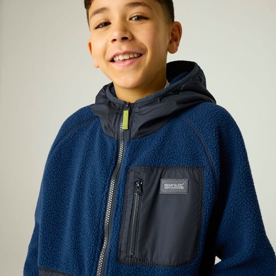 Regatta Childrens/Kids Munro Hybrid Jacket (Aviator Blue/Navy) - Image 6