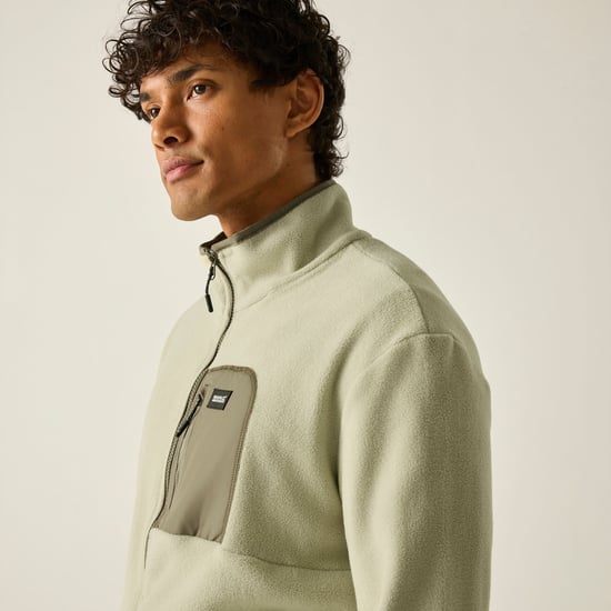 Regatta Heren Frankie Full Zip Fleecejack (Abbeystone/Smokey Olive) - Image 6