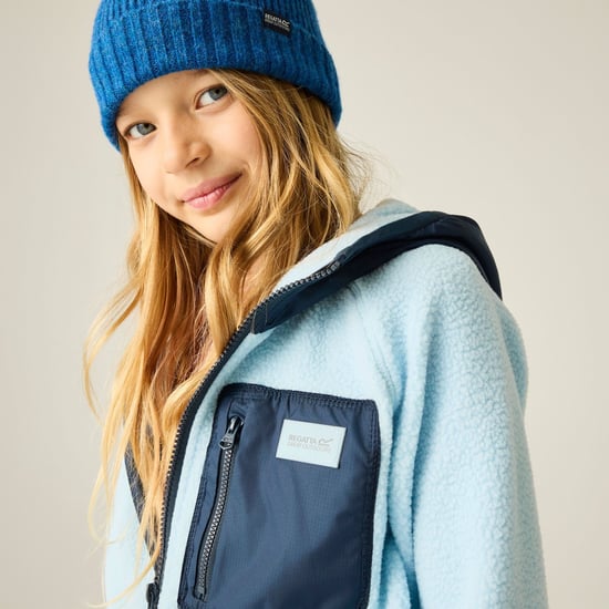 Regatta Childrens/Kids Munro Hybrid Jacket (Skyway/Navy) - Image 5