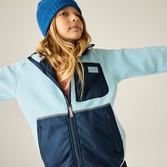 Regatta Childrens/Kids Munro Hybrid Jacket (Skyway/Navy) - Image 6
