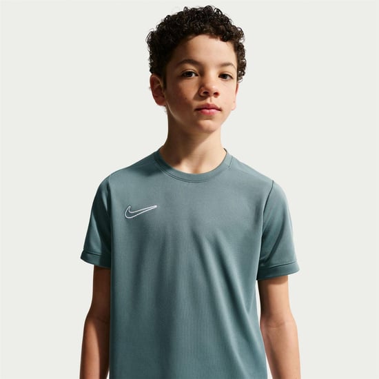 Nike Swoosh-shirt van de Kinderacademie (Leisteen/Wit) - Image 1