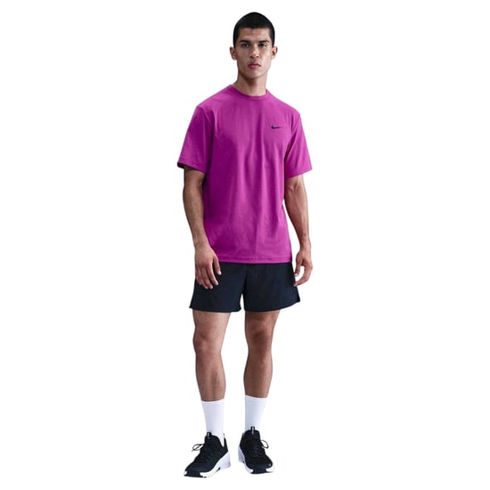 Nike Hyverse Swoosh T-shirt met korte mouwen voor heren (Levendige Viola Paars) - Image 1