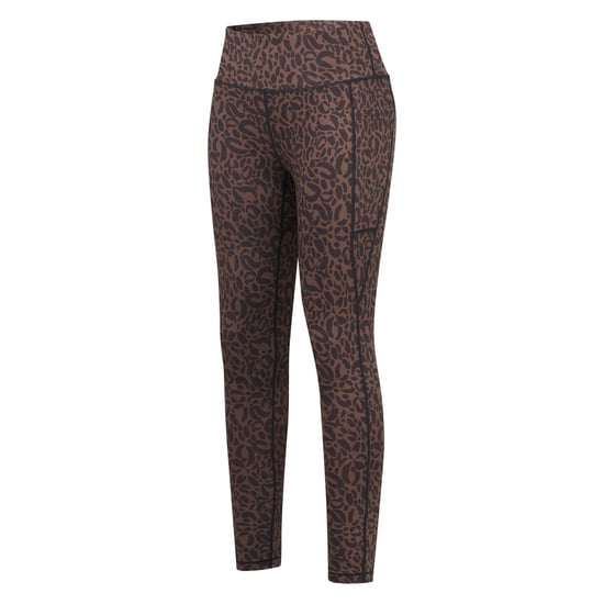 Dare 2B Womens/Ladies Influential II Animal Print Leggings (Hot Fudge) - Image 3