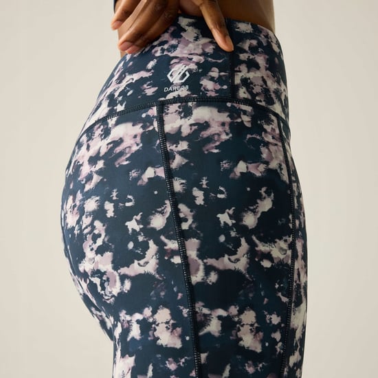 Dare 2B Womens/Ladies Influential II Abstract Leggings (Navy Ink) - Image 6