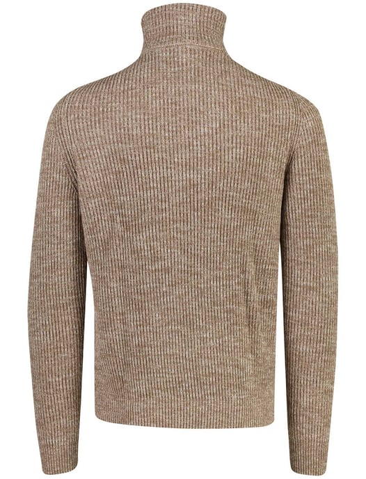 Trui New Zealand bruin grof gebreid - Image 3