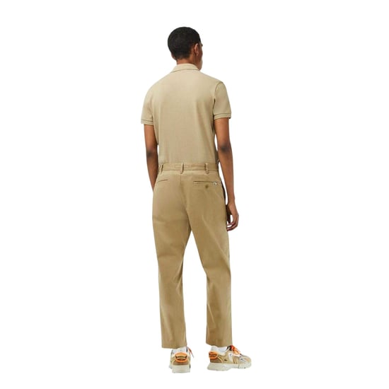 Lacoste Mens Cotton Stretch Chinos (Brown) - Image 3
