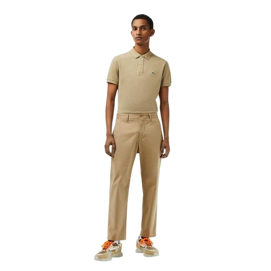 Lacoste Mens Cotton Stretch Chinos (Brown) - Image 5