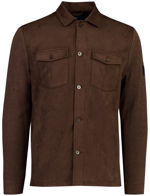 Overshirt Blue Industry bruin - Image 2