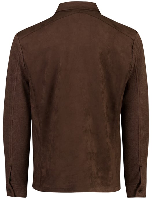 Overshirt Blue Industry bruin - Image 3