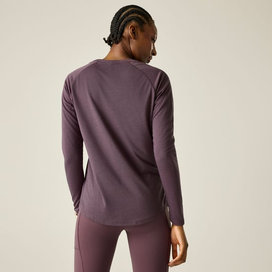 Dare 2B Dames/Dames Serenity T-shirt met lange mouwen (Huckleberry) - Image 6